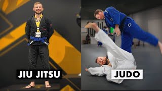 BJJ blue belt tries judo sparring (full randori class at CJ Judo) ft. black belt Chuck Jefferson