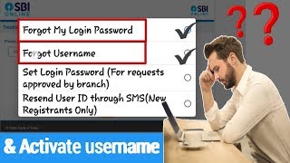 Sbi net banking change username & password || without visiting branch 2019