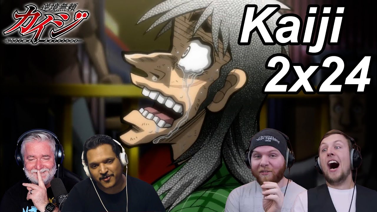 Kaiji Ultimate Survivor 2x24 Reactions | Great Anime Reactors!!! | 【カイジ】【海外の反応】