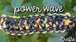 Power Wave Bracelet | Rainbow Loom Tutorial | One Loom