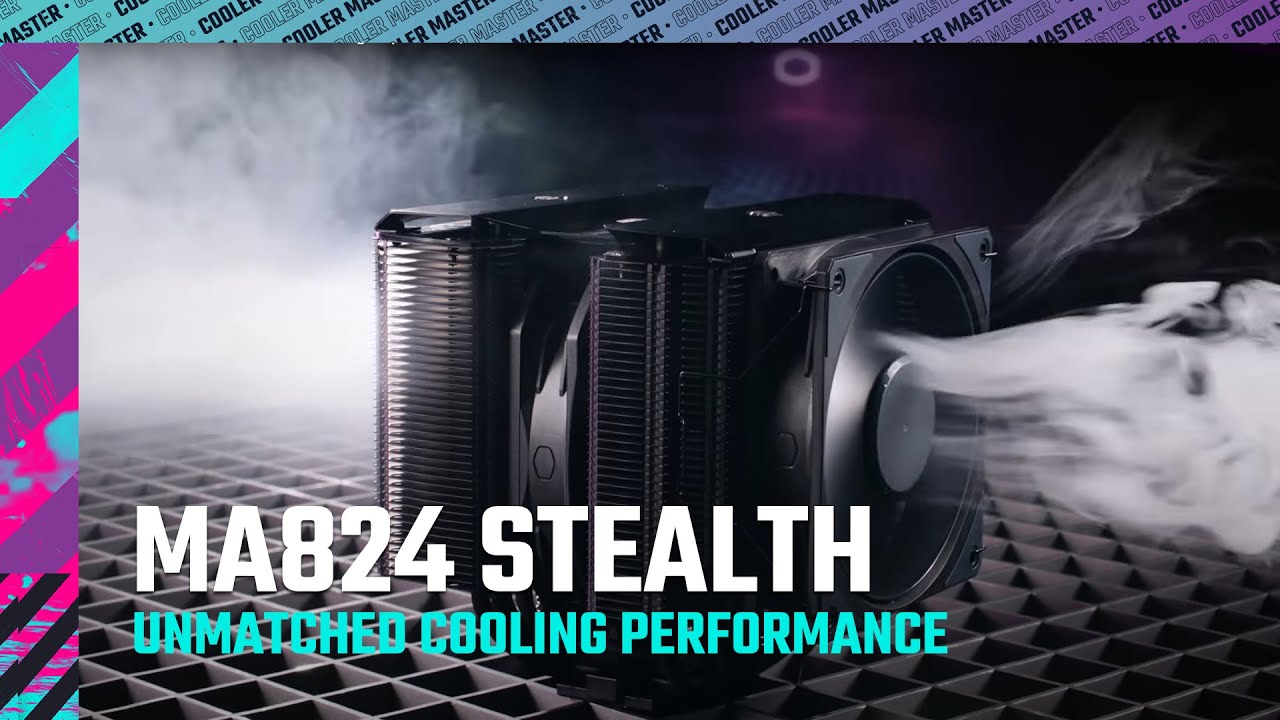 Cooler Master: presentato il nuovo dissipatore ad aria MA824 Stealth -  Morethantech