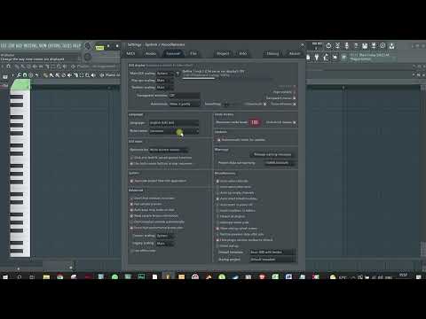 Как Подписать Клавиши в Пиано Ролл FL Studio 20