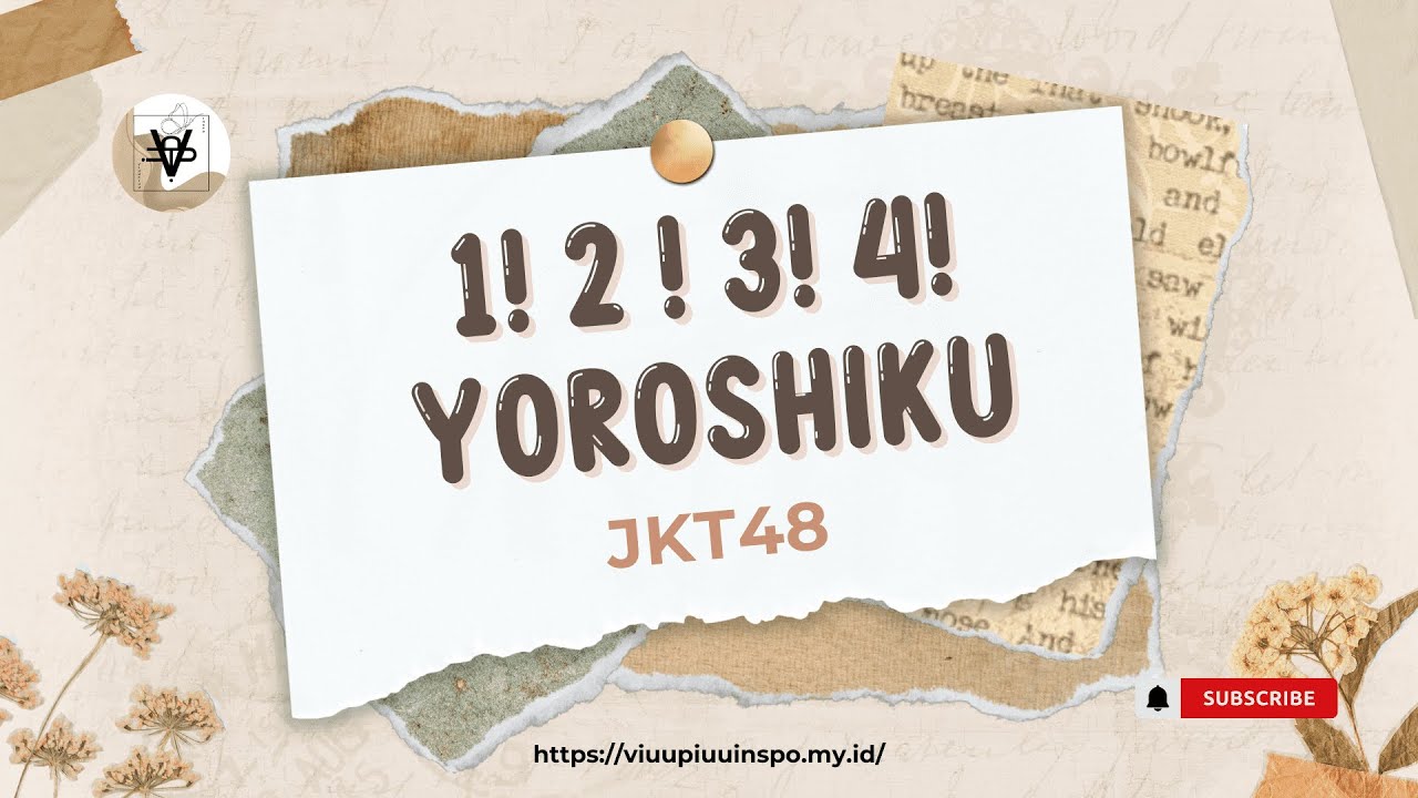 JKT48 1 2 3 4 YOROSHIKU LYRICS YouTube jkt48-1-2-3-4-yoroshiku-lyrics-youtube