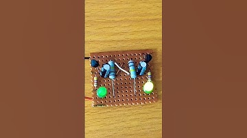 2 transistors led flasher