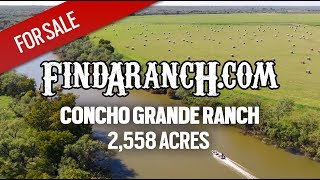 Concho Grande Ranch - 2558 Acres For Sale on the Concho River