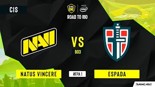 Natus Vincere vs Espada [Map 1, Inferno] BO3 | ESL One: Road to Rio