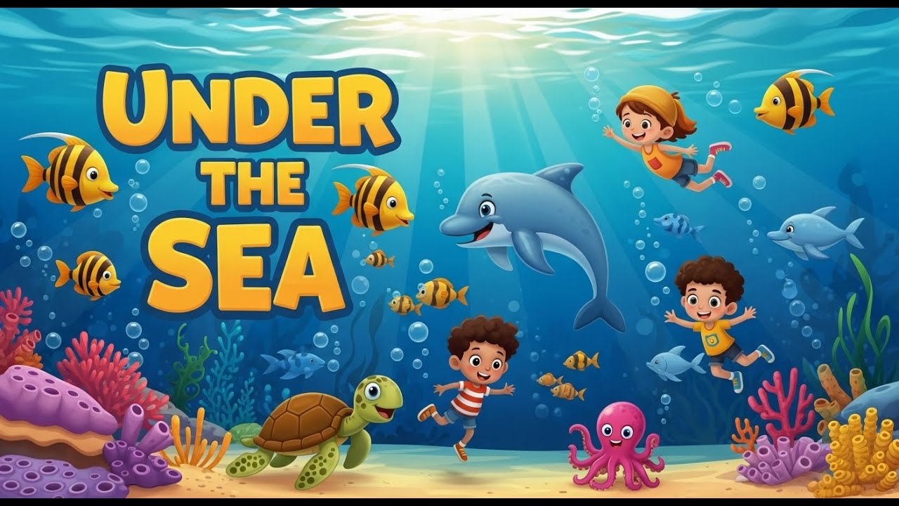 Under the Sea 🌊🐠 | Fun Ocean Song for Kids | Happy Tale & Tune