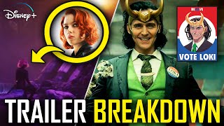 LOKI Trailer Breakdown | All Easter Eggs, Hidden Details, Things You Missed, Black Widow \& X-Men