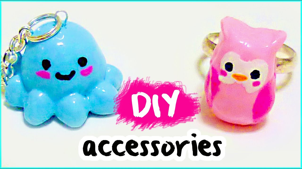 DIY JEWELRY cornstarch clay ACCESSORIES from scratch!! YouTube