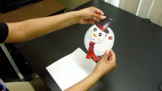Snowman Greeting Card by American Slide Chart | Perrygraf