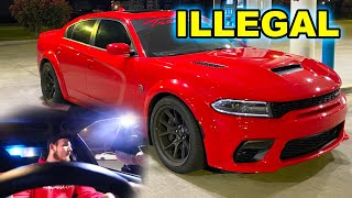 Did This Mod To My 2021 CHARGER HELLCAT REDEYE & Got Pulled Over By The Cops Right After | Damdaved
