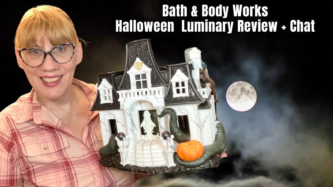 Bath & Body Works Halloween Luminary Review + Chat - YouTube