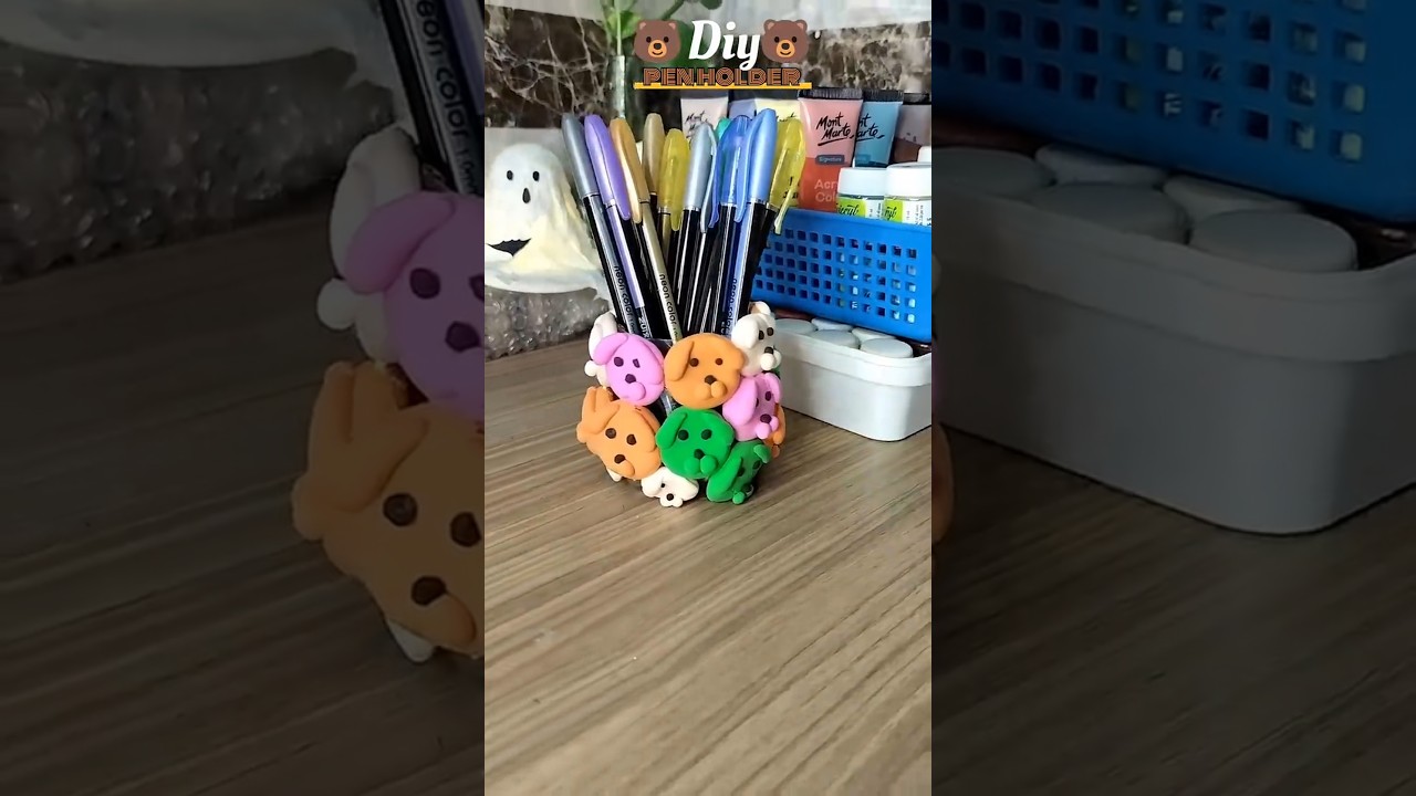 DIY Pen Holder🩵| Best out of waste Craft idea 