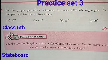 Practice set 3 class 6th maths