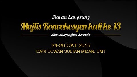 UMT | Majlis Konvokesyen UMT ke-13 (Sesi 5)