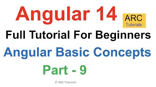 Angular 14 Tutorial For Beginners 9 - Basic Concepts | Angular 14 Tutorial Project