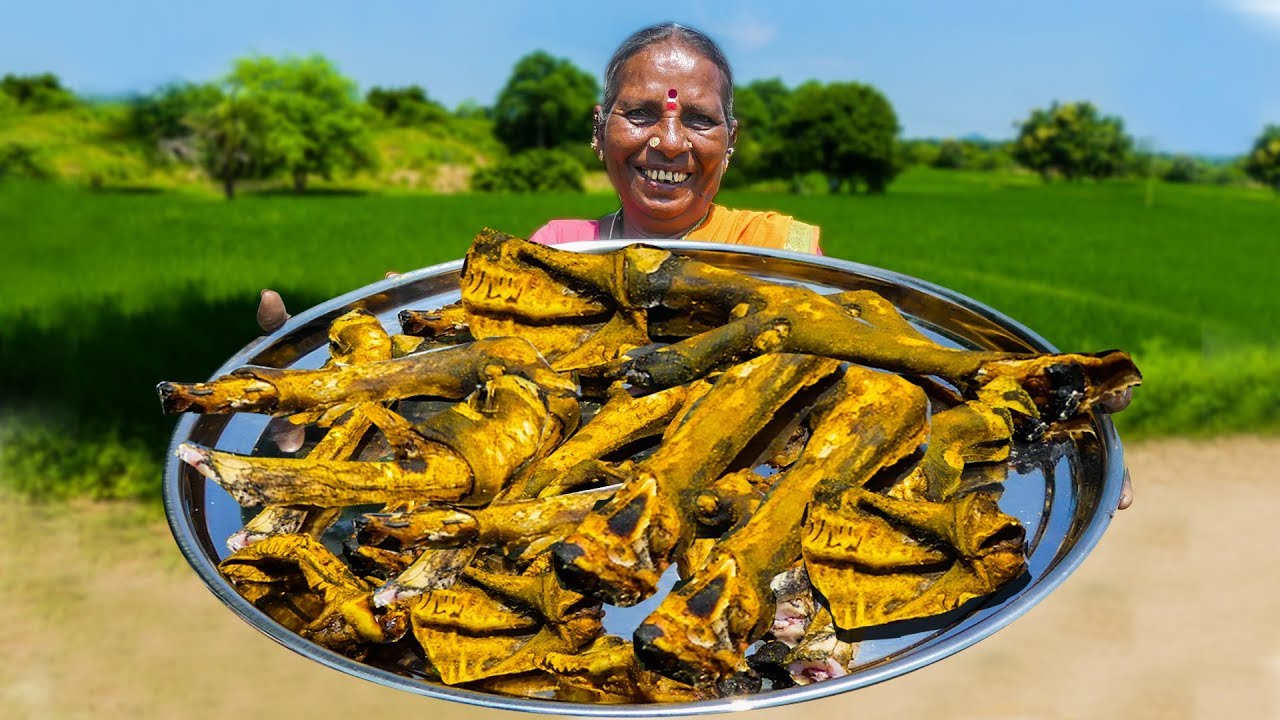 Grandma Making Healthy Goat Leg Soup #Lamb Leg Soup | STREET FOOD