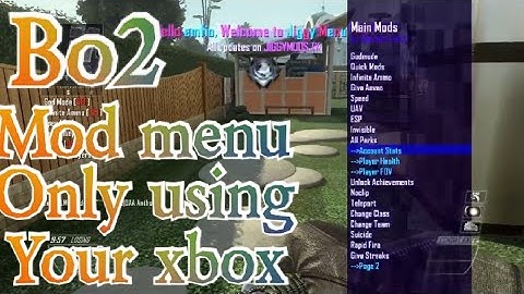 how to get a mod menu in Bo2 but all you need is your xbox/ ps4 (no pc or memory stick)