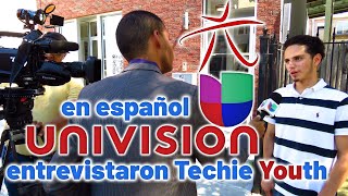 Univision entrevistas el joven ex-encarcelado en Techie Youth - en espa ol - Bushwick, Brooklyn