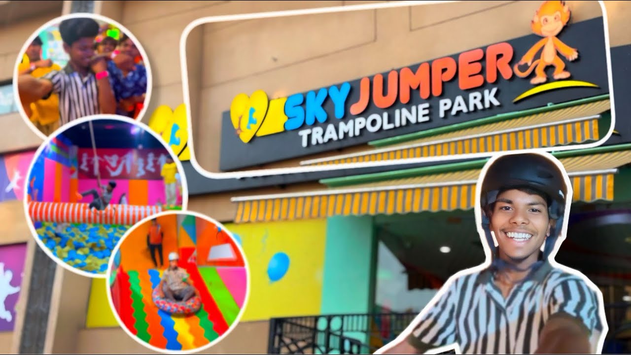 Sky jumper trampoline park Zirakpur📍||oxford Street ||