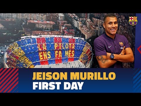 [BEHIND THE SCENES] Jeison Murillo's first day at FC Barcelona