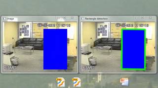 Rectangle detection on current frame