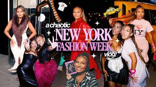 a CHAOTIC New York Fashion Week vlog!