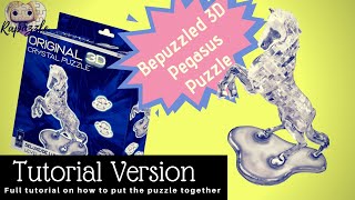 Bepuzzled 3D Crystal Puzzle Pegasus Tutorial Version