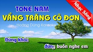 Vầng Trăng Cô Đơn Karaoke Nhạc Sống Tone Nam