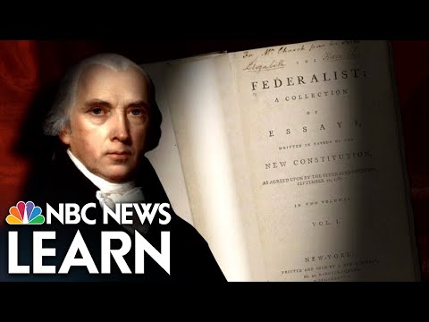 Video: In de federalistische kranten betoogde James Madison dat?