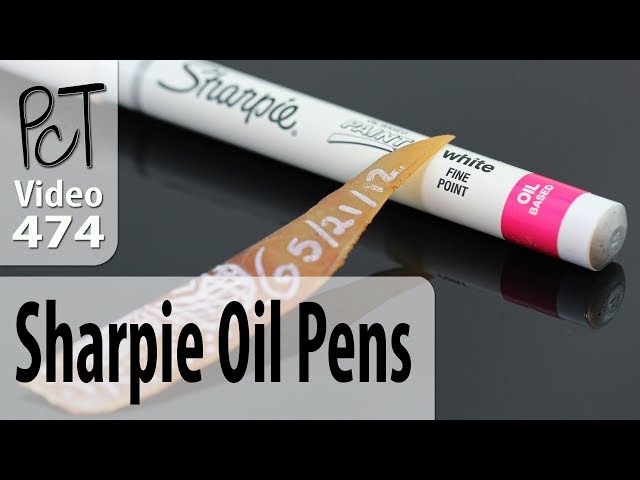 Sharpie Oil Based Paint Pen on Polymer Clay 