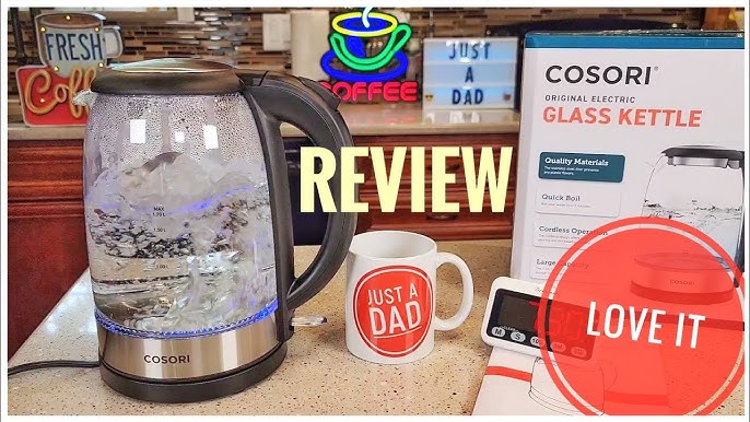 Discovering the Cosori Original Electric Glass Kettle: A Unboxing  Experience #HealthyKitchen101 