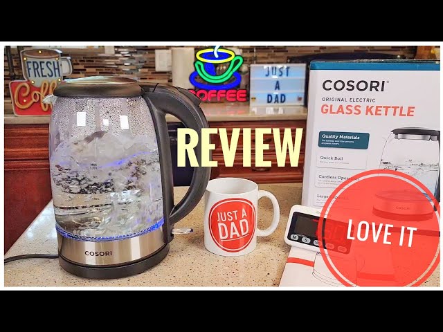 REVIEW COSORI Electric Kettle 1.7L Hot Water Boiler for TEA or Pour Over or  Instant Coffee 