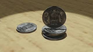 🔥coin Roatating Animation maya 🖥️🖱️