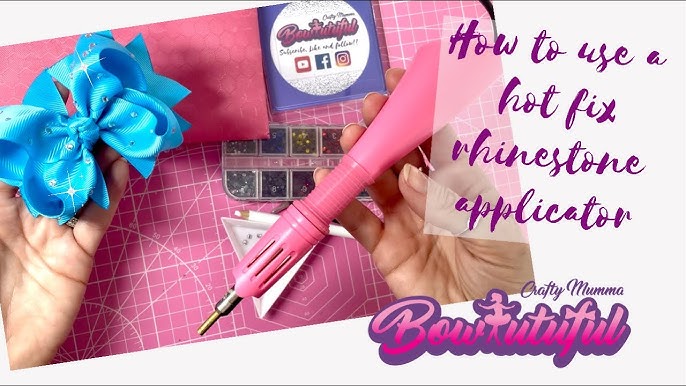 Hotfix Rhinestone Applicator, how to use gem tool, Rhinestone diy