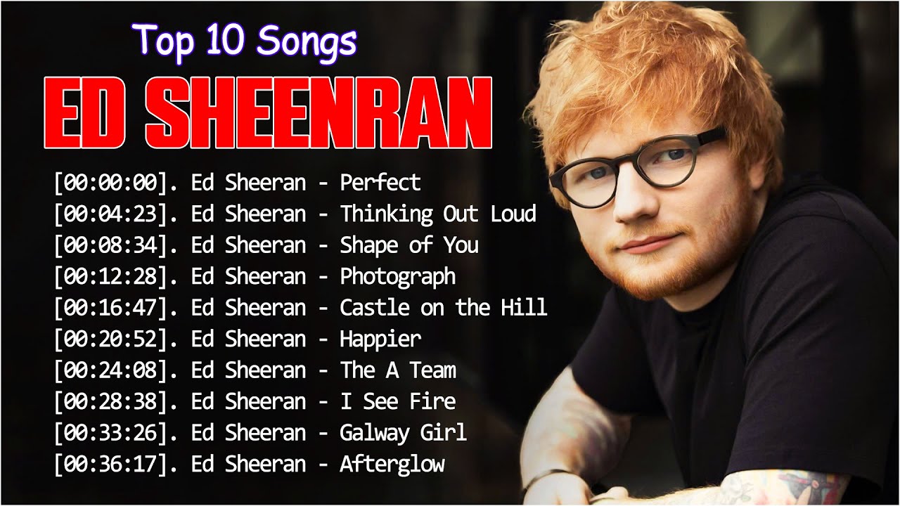 Top 10 Ed Sheeran Songs 🎶 Timeless Love & Emotion - YouTube