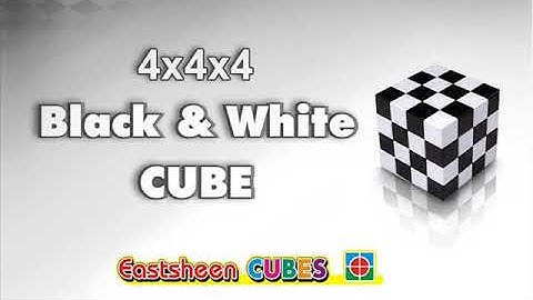 East Sheen 4x4x4 Black & White cubes (solution)