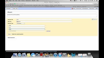 How to make a survey on Google Drive.