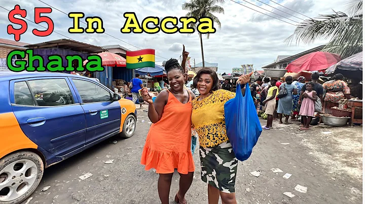 What $ 5 can GET you in ACCRA GHANA MARKET || COST of living on BUDGET with @AkuaDimples