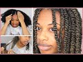 Doing two strand twist on my natural hair