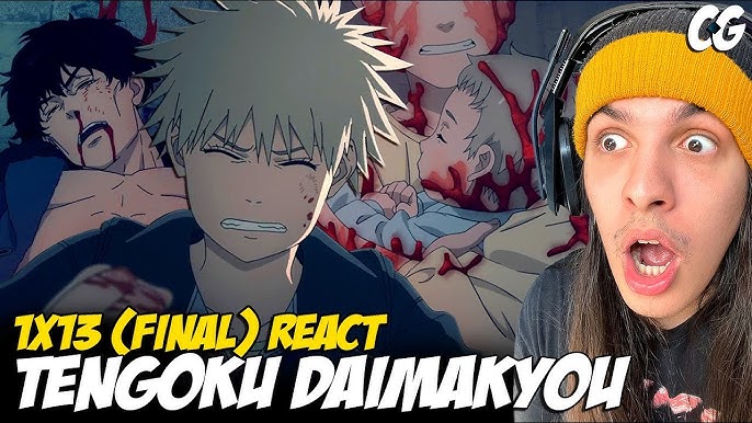 ANIME DO ANO CHEGOU!! React Tengoku Daimakyou EP. 1 (Heavenly