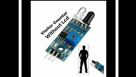 How to make a Visitor Counter | Without lcd display