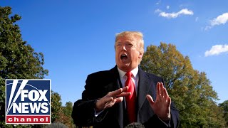 Trump pushes back against impeachment inquiry in fiery remarks