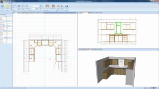 In this video, you will learn how to draw walls and place cabinets along the walls in Cabinet Vision.