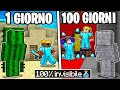 HO SPIATO 100 GIORNI I MIEI AMICI SU MINECRAFT! - BIG VANILLA Ep.24