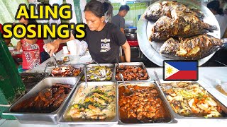 BEST KARINDERYA IN MAKATI? Inihaw na Liempo \& Pusit! Filipino Street Food Tour in Manila Philippines