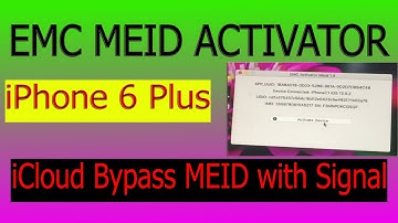 EMC MEID ACTIVATOR 1.4 iPhone 6 Plus | iCloud Bypass MEID with Signal |