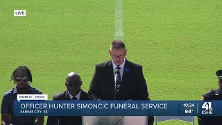 Chaplain Jared Altic says he served as Ofc. Simoncic's chaplain