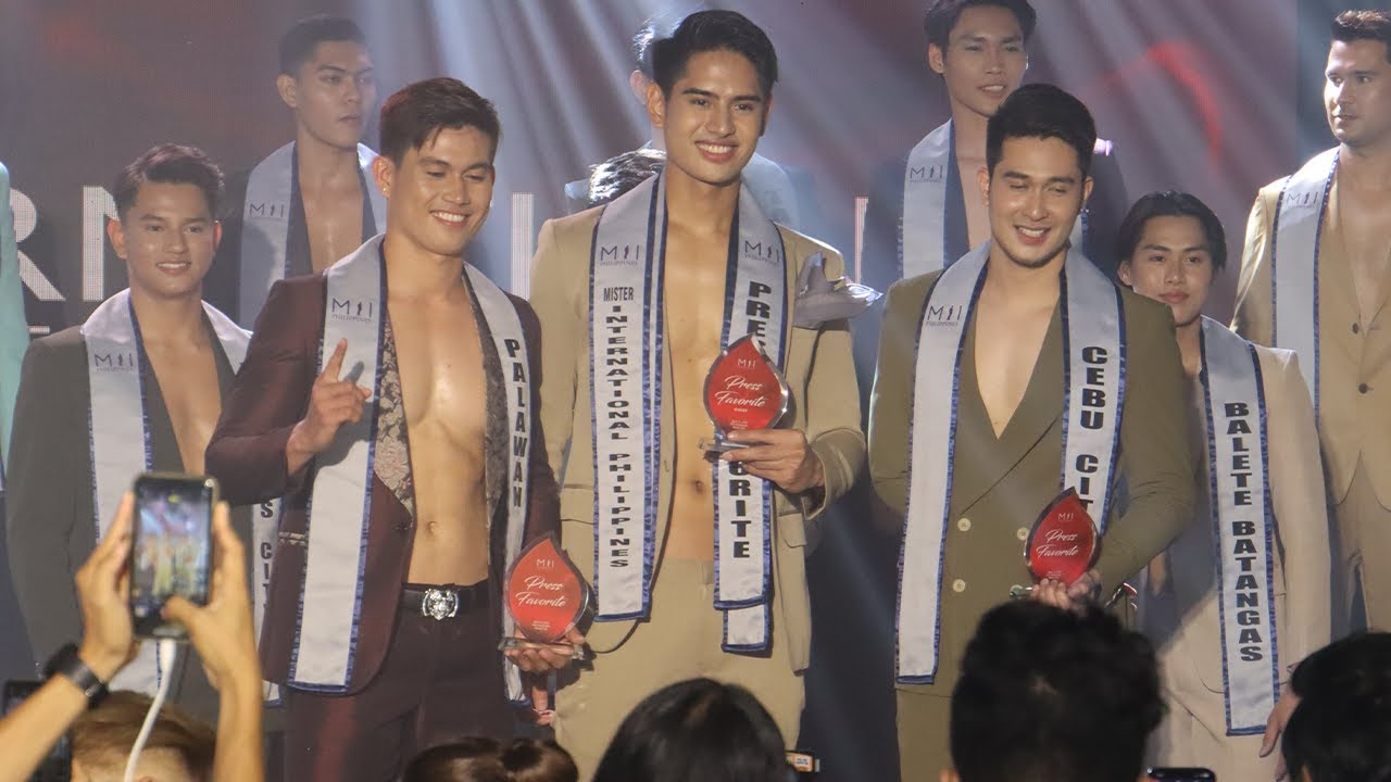 Mister International Philippines 2023 Announcement of Press Favorites