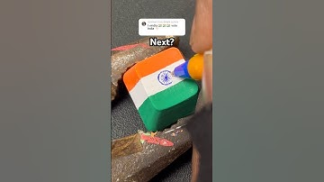 Drawing I for India 🇮🇳 but on my keyboard! Custom keyboard!